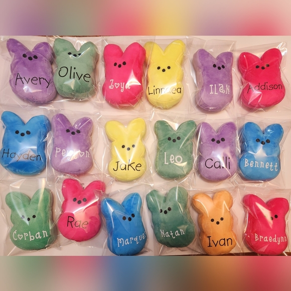 Personalized Easter Peeps Plushes - Picture 2 of 2